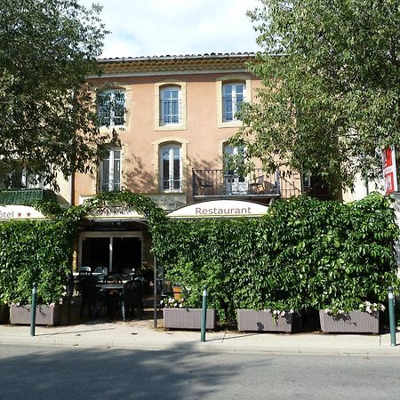 Logis Hotel Restaurant La Farigoule Sainte-Cécile-les-Vignes Exteriör bild